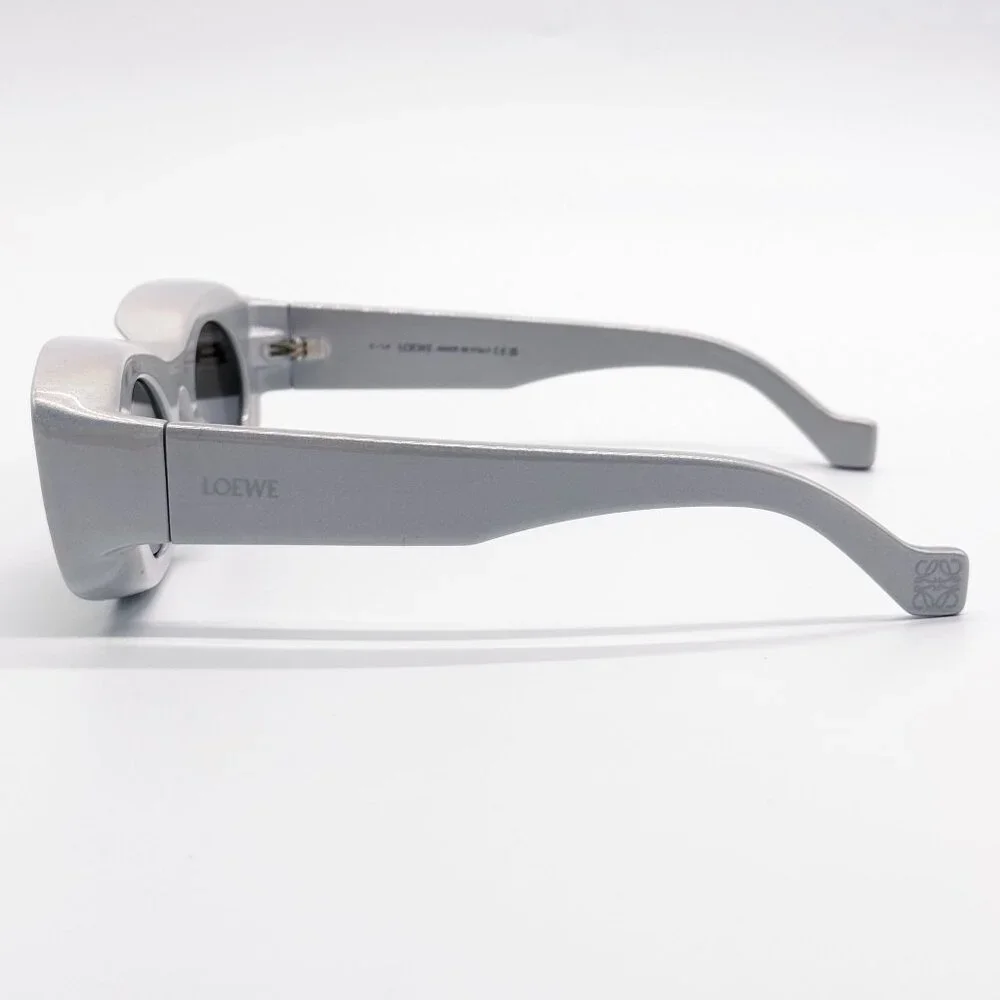 NEW LOEWE SUNGLASSES LW40033I 24C SILVER UNISEX EYEWEAR